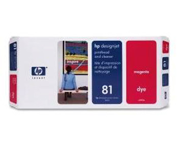 Печатающая головка HP 81 (magenta/cleaner)