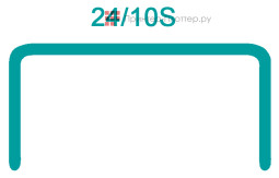 Nagel скобы 24/10S, 5000 шт.