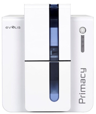 Карт-принтер Evolis Primacy Duplex Expert (серо-голубой)