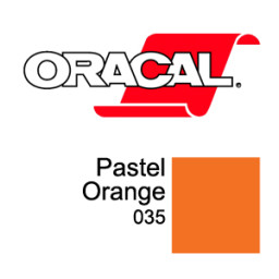 Пленка Oracal 551G F035 (оранжевый), 65мкм, 1260мм x 50м
