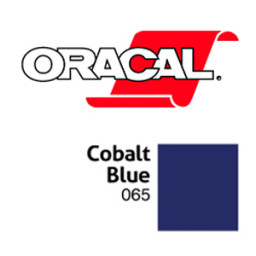 Пленка Oracal 641G F065 (синий), 75мкм, 1260мм (1 п.м.)
