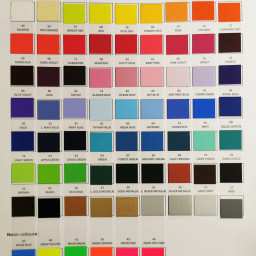 Цветовая карта WITPAC PREMIUM / WEED-EX / 3 SECONDS (A4)