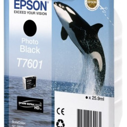 Картридж Epson T7601 (photo black), 26 мл