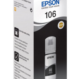 Чернила Epson 106 EcoTank Ink Bottle (photo black), 8000 стр.
