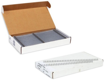 Пружины Bulros металлические, шаг 3:1, диаметр 3/8, синие, 100шт