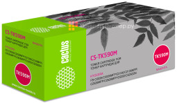 Картридж лазерный Cactus CS-TK590M пурпурный (5000 стр.) для Kyocera FS-C2026MFP/C2126MFP/C2526MFP/C2626MFP/C5250DN