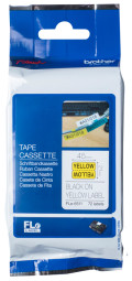 Brother плёнка для наклеек для маркировки кабелей FLe-6511 (yellow), 45 x 21 мм, 72 шт.