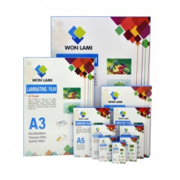 Пленка для ламинирования пакетная WF, 100 х 146 мм, 250 мкм, глянцевая, 100 шт.