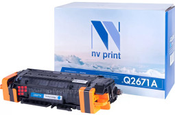 Картридж NVP совместимый NV-Q2671A Cyan для HP Color LaserJet 3550/ 3550N/ 3700DN/ 3700DTN/ 3500/ 3500N/ 3700/ 3700N (4000k)