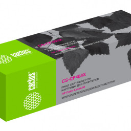 Картридж лазерный Cactus CS-CF403X пурпурный (2300 стр.) для HP CLJ M252/252N/252DN/252DW/M277n/M277DW