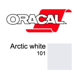 Пленка Oracal 551G F101 (арктический белый), 65мкм, 1260мм x 50м