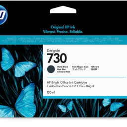 Картридж HP 730 (matte black) 130 мл