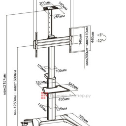 DiGiS мобильная стойка DSM-P764C