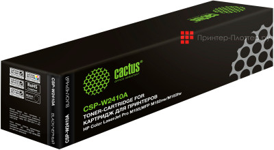 Тонер-картридж Cactus Toner CSP-W2410A для HP Color LaserJet Pro M155, M182, M183fw (black), 1050 стр.