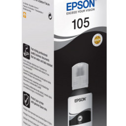 Чернила Epson 105 EcoTank Pigment Ink Bottle (black), 8000 стр.