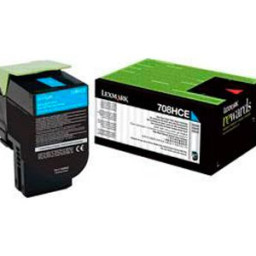 Тонер-картридж Lexmark 708HCE (cyan) 3000 стр. (возвратный) (PP019578)