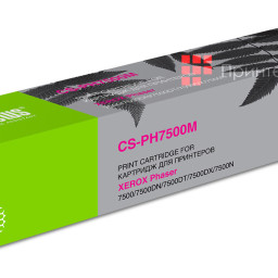 Картридж лазерный Cactus CS-PH7500M 106R01444 пурпурный (17800 стр.) для Xerox Phaser 7500