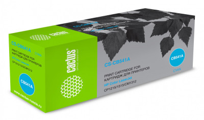 Картридж лазерный Cactus CS-CB541A голубой (1400 стр.) для HP CLJ CP1215/1515/CM1312