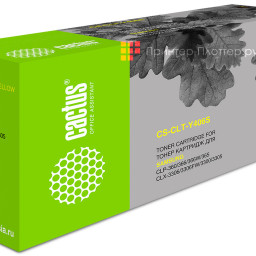 Картридж лазерный Cactus CS-CLT-Y406S желтый (1000стр.) для Samsung CLP-360/365/CLX-3300/3305