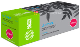 Картридж лазерный Cactus CS-TK580C голубой (2800 стр.) для Kyocera FS-C5150DN/P6021 Ecosys