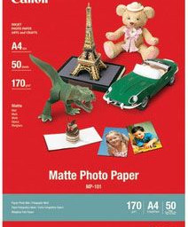 Бумага Canon Matte Photo Paper MP-101, матовая, A4 (210 x 297 мм), 170 г/кв.м (50 листов)