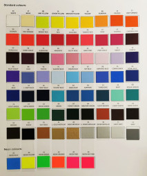 Цветовая карта WITPAC REFLECTIVE (A4)