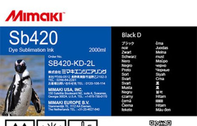 Чернила Mimaki Sublimation Ink SB420 (black), 2 л (пакет)
