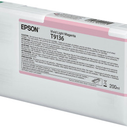 Картридж Epson T9136 (vivid light magenta), 200 мл