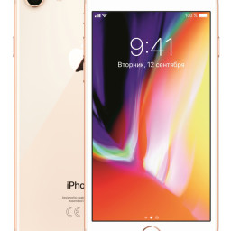 Смартфон Apple iPhone 8, 64 ГБ, (золотистый)