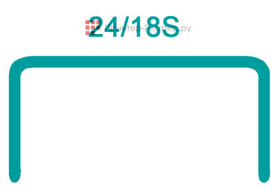 Nagel скобы 24/18S, 5000 шт.