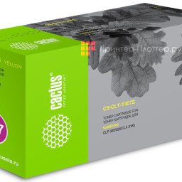 Картридж лазерный Cactus CS-CLT-Y407S желтый (1000стр.) для Samsung CLP320/320n/325/CLX3185/3185n/3185fn