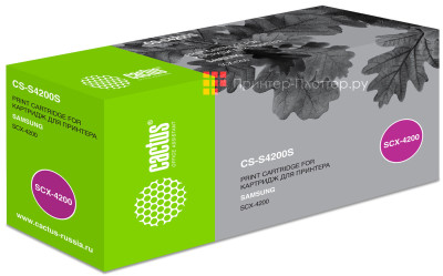 Картридж лазерный Cactus SCX-D4200A CS-S4200S черный (3000стр.) для Samsung SCX-D4200