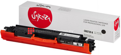 Тонер-картридж SAKURA CRG729K для Canon LBP7010C/7018C (black), 1200 стр. (PP052067)