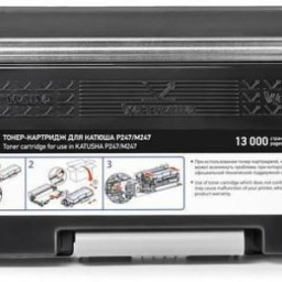 Тонер-картридж Катюша THM247 (black), 13000 стр. (PP099705)