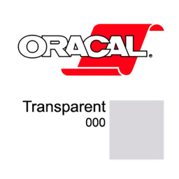 Пленка Oracal 620G F000 (прозрачный), 80мкм, 1260мм x 50м (4011363077635)