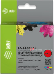Картридж Cactus Cartridge CS-CL446XL для Canon PIXMA (color), 15 мл