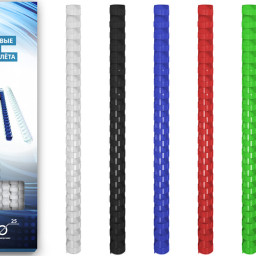 Пружины Bulros пластиковые, диаметр 25мм, красные, 50шт