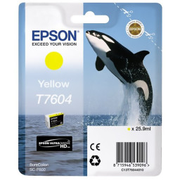 Картридж Epson T7604 (yellow), 26 мл