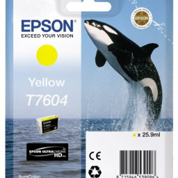 Картридж Epson T7604 (yellow), 26 мл