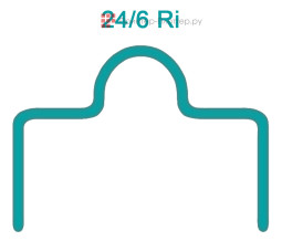 Nagel скобы 24/6 Ri, 5000 шт.