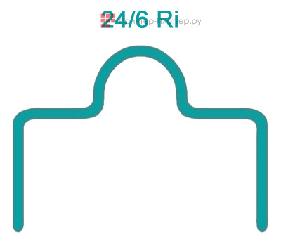 Nagel скобы 24/6 Ri, 5000 шт.