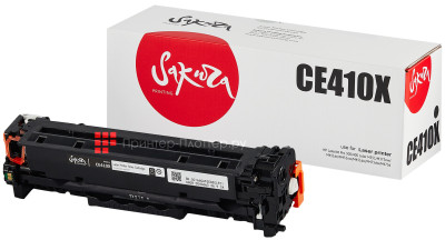 Тонер-картридж SAKURA CE410X для HP Color LaserJet Pro 300/400 (black), 4000 стр. (PP051445)
