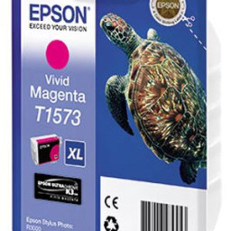 Картридж Epson T1573 (vivid magenta)
