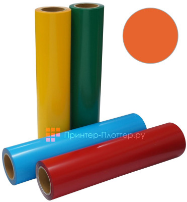 Термопленка ACE-301 Flock, оранжевая, ширина 500 мм (1 п.м.)