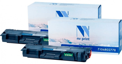 Картридж NVP совместимый NV-T106R02778-SET2 для Xerox Phaser 3052/3260/WorkCentre 3215/3225 (3000k) (2 шт)
