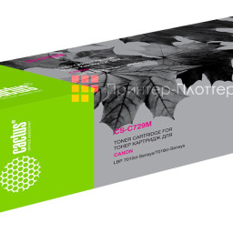 Картридж лазерный Cactus CS-C729M пурпурный (1000стр.) для Canon i-SENSYS LBP-7010C/ LBP-7018C