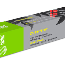 Картридж лазерный Cactus CS-PH7500Y 106R01445 желтый (17800 стр.) для Xerox Phaser 7500