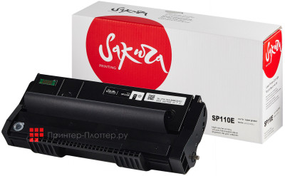 Тонер-картридж SAKURA SP110E Black для Ricoh SP 100 (black), 2000 стр. (PP051934)