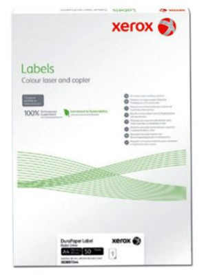 Наклейки синтетические Xerox DuraPaper Label, A4, 50 листов