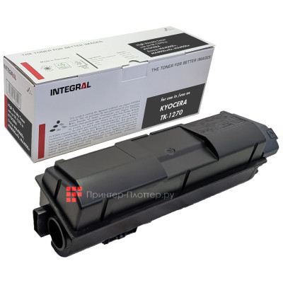 Тонер-картридж Integral Toner TK-1270 для Kyocera, 10000 стр.